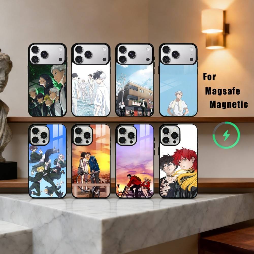 Manga W-Wind B-Breaker-R Phone Case For iPhone 17,16,15,14,13,12,Plus,Pro,Max for Magsafe Magnetic Wireless Charging
