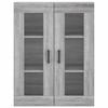 Wall Cabinet Gray Sonoma 69.5 X 34 X 90 Cm