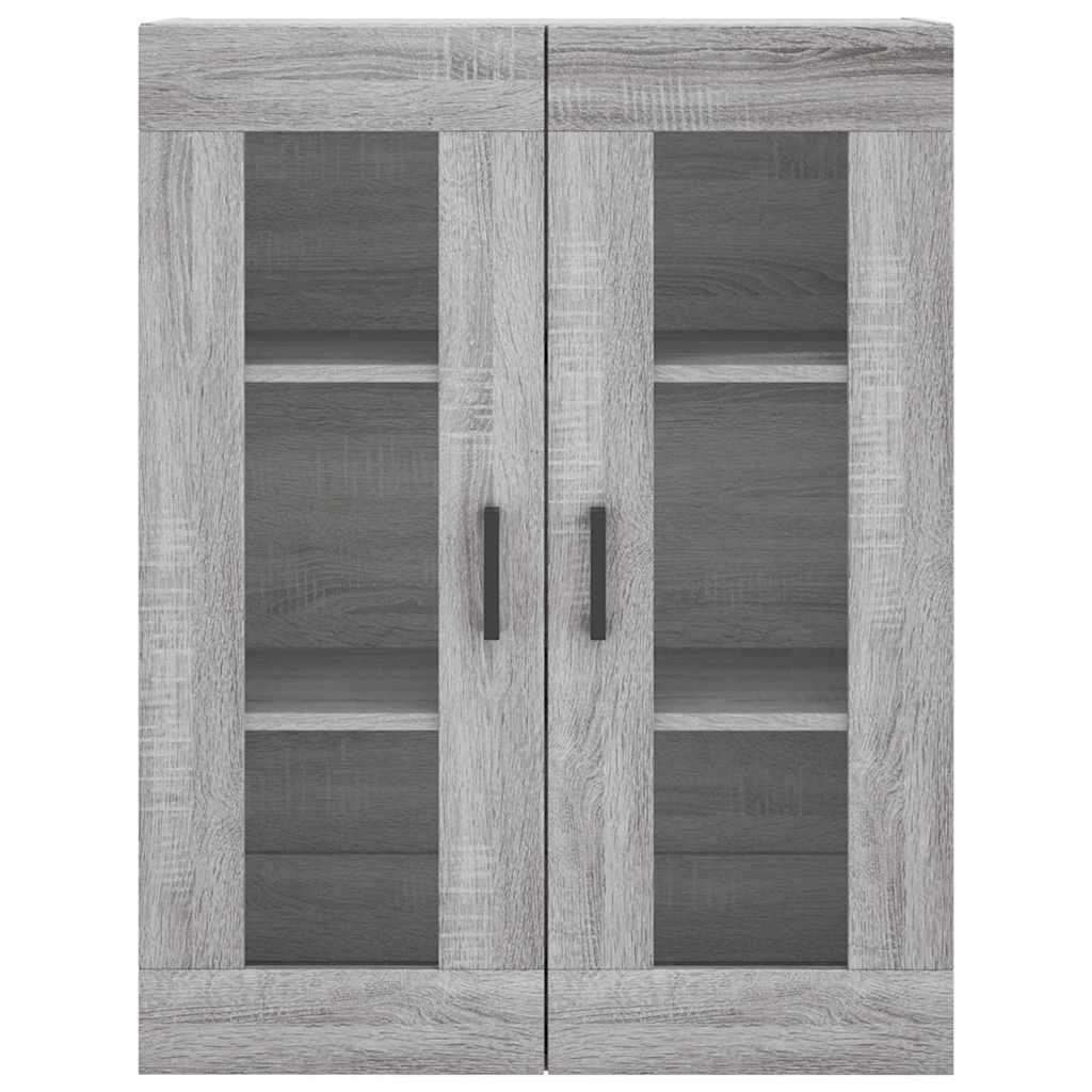 Wall Cabinet Gray Sonoma 69.5 X 34 X 90 Cm