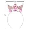 Kids' 2-6Y Flower Crown Hairband Sparkle Girl's Headbands Cute Princess Hair Band  Hair Accessory