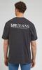 Lee logo loose TEE Washed Black very loose black T-shirt t-shirt M