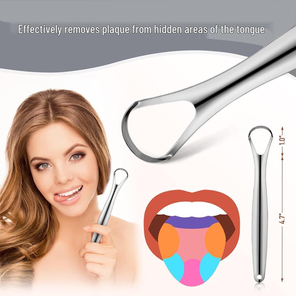 U-Shaped Portable Tongue Scraper for Adults