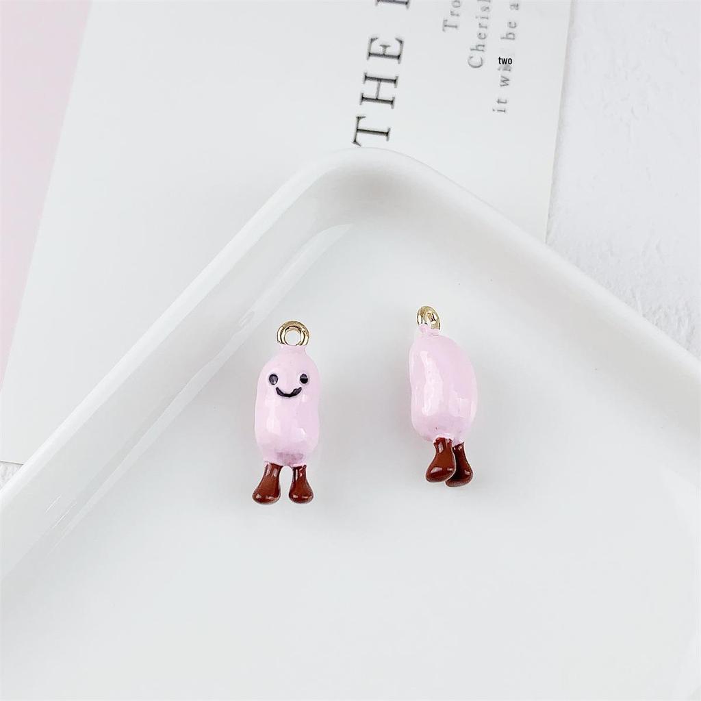 Alloy Drip Oil Cartoon Potato Pendant for DIY Jewelry Making