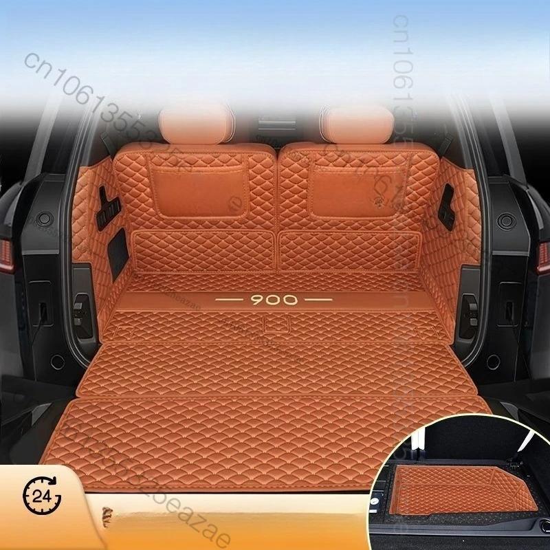 For Lynk&Co 900 PHEV 2025 2026 Car Boot Mat Rear Trunk Liner Cargo Leather Floor Carpet Tray Protector Accessories Mats