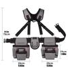 Suspender Tool Belt Heavy Duty Construction Tool Belt with Pouches Work Belt Tool Organizer Carpenter Tool Belt