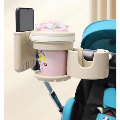 Baby Stroller Accessories Coffee Cup Holder Universal Tricycle Pram Water Bottle Mobile Phone and Drink Holder Wheelchair Cart