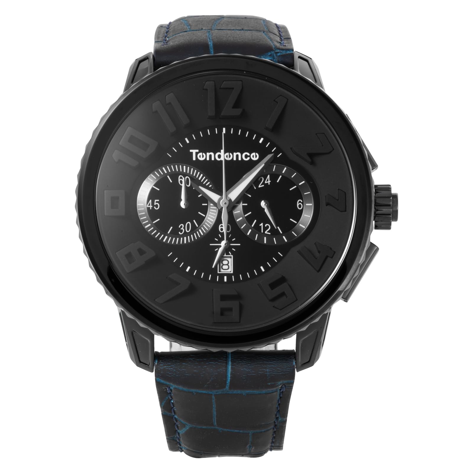 

Tendence Gulliver Round Chronograph Watch Navy TG460010-NVLE-AM Men s [Used] чорний