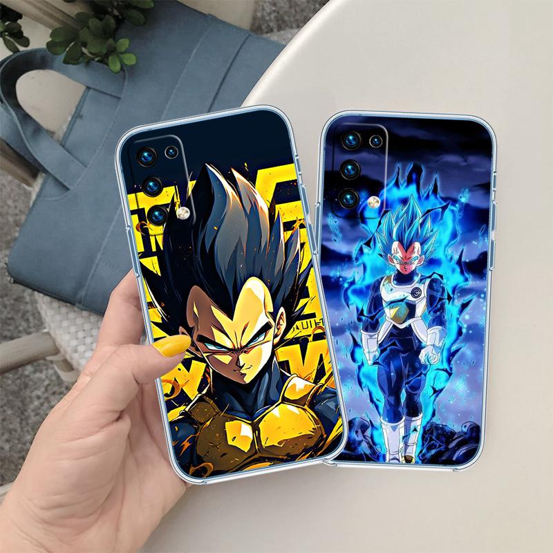 Dragon Ball Vegeta Transparent Phone Case for Motorola Moto G7 G8 G9 G84 G85 G73 G24 G15 Z2 Play Power Plus