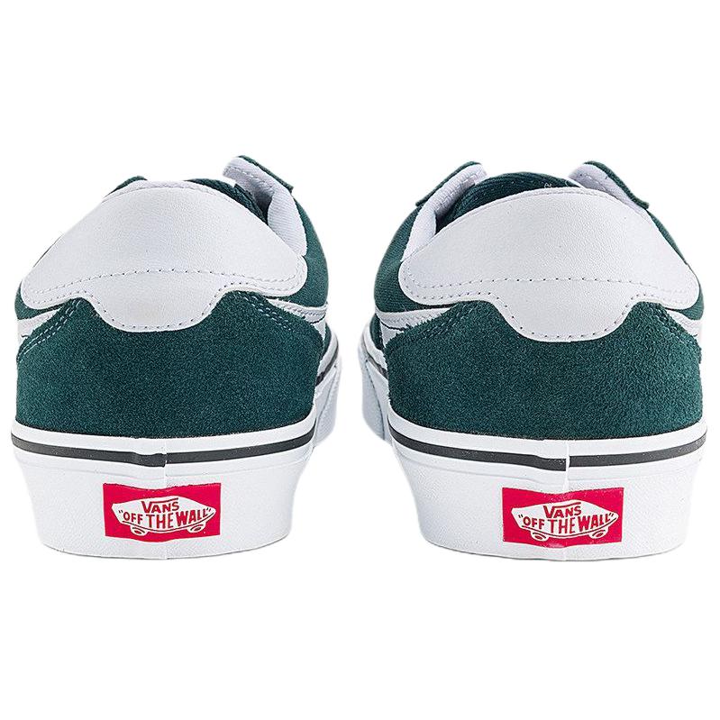 Vans Brooklyn LS Lightweight, Abrasion Resistant, Slip Resistant, And Breathable Low top Skateboard Shoes Men's Green VN000YU3FRJ