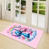 1Pc Lilo Stitch Tropical Adventure Carpet Rug Customizable Soft Washable Antislip Home Living Room Sofa Mats Personalized Rug 091784