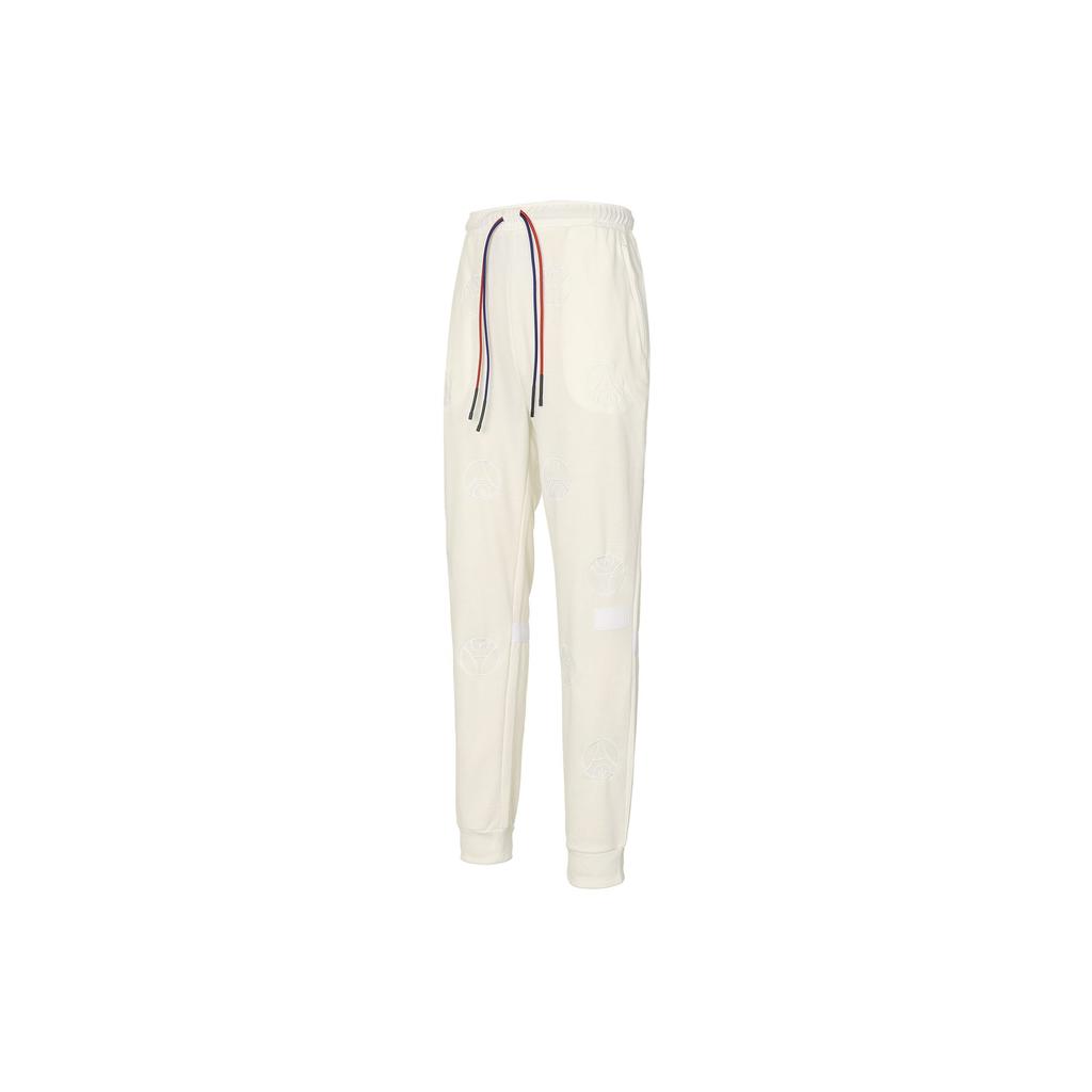 Nike Knitted Sweatpants Men's White Moderate Cuffed Pants DX5691-133