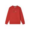 FILA Logo Print Crew Neck Pullover Knit Sweatshirt Men sweatshirt Legendary-Red F11M341207F-RD
