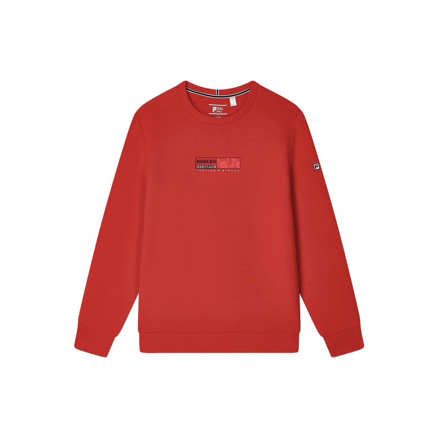 

Fila Свитшот мужской трикотажный пуловер с круглым вырезом и принтом логотипа Legendary-Red F11M341207F-RD