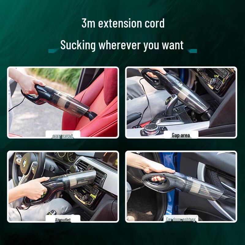 Deli DL8081 Wired Handheld Car & Home Vacuum Cleaner