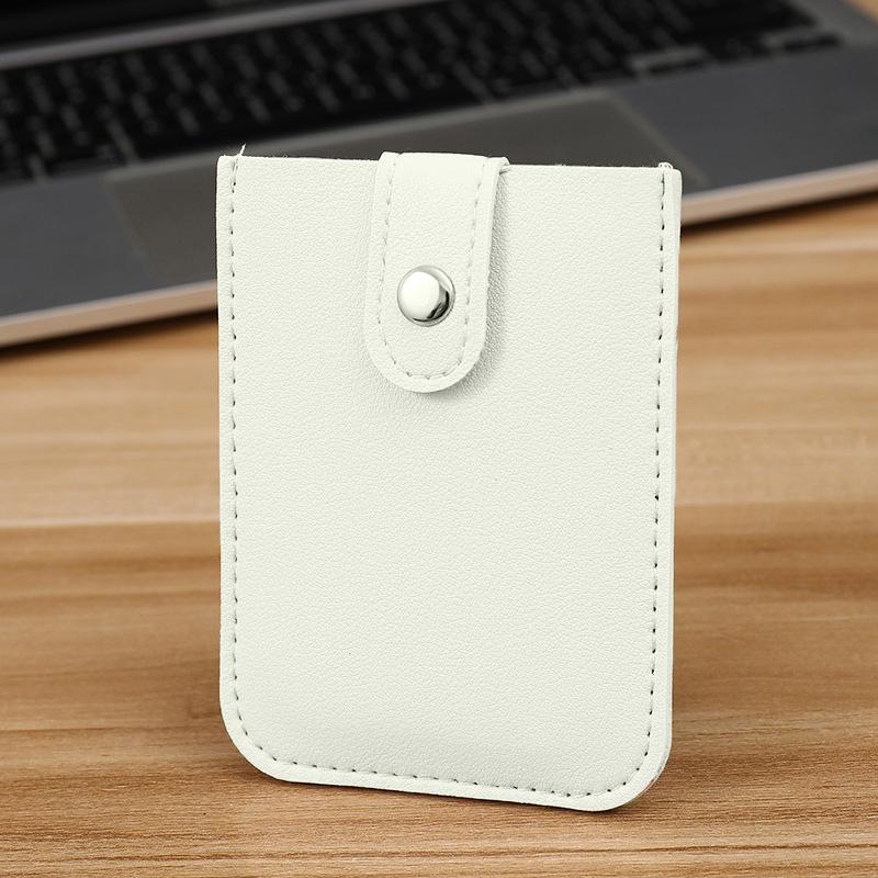 Pu Leather Credit Card Holder Bag 5Pcs Slots Men/Women Wallet Bank Leather Wallets With Money Clip Designer Cardholder