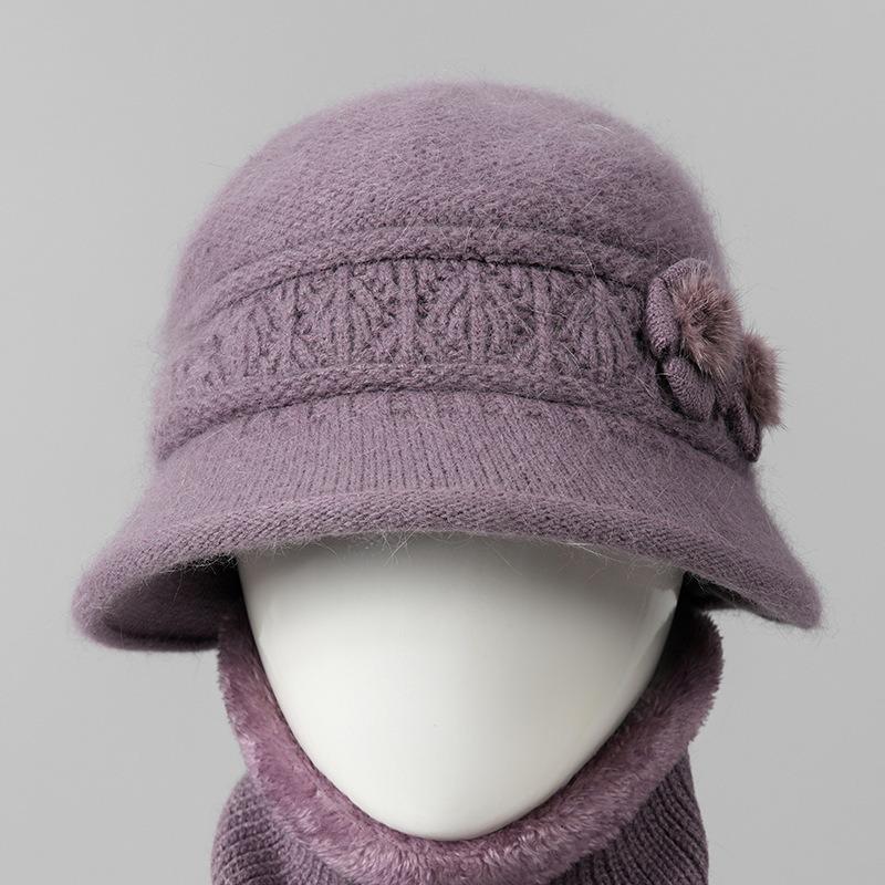 Hat women's autumn and winter warm knitted wool hat winter new hat