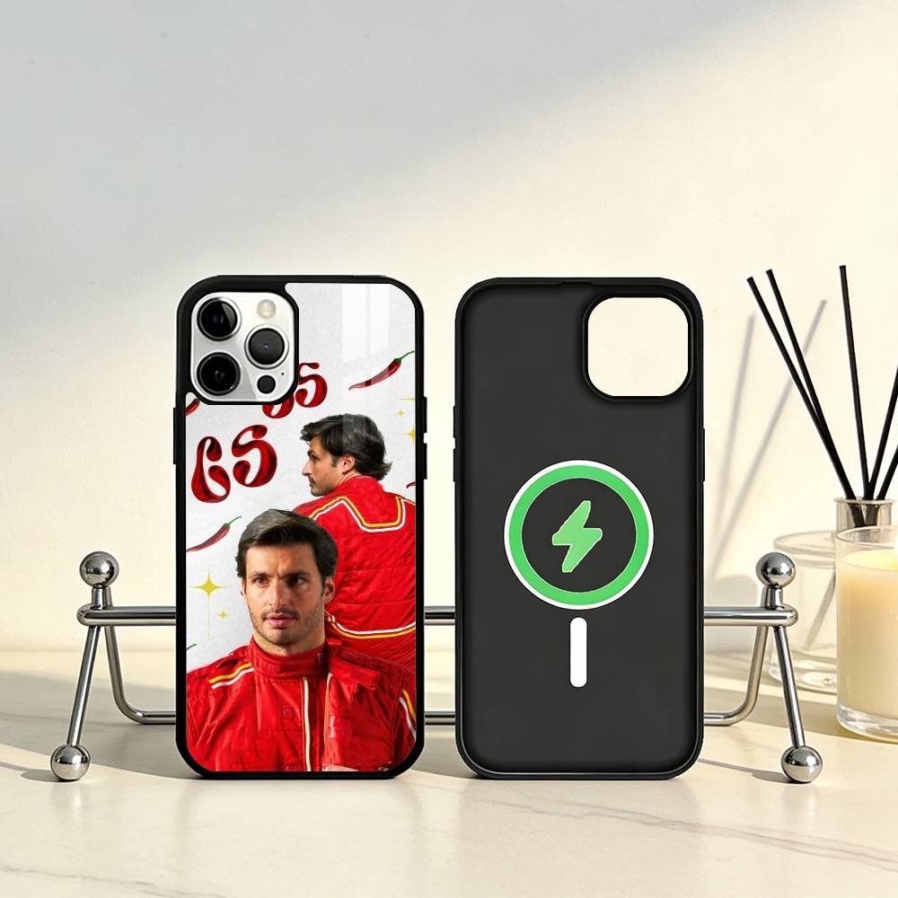 55 Chili C-Carlos S-Sainz Phone Case For iPhone17,16,15,14,13,12,11 Plus,Pro Max Magnetic For Magsafe Wireless Charging