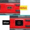 Exhaust Port Protector For Off-Road Air Outlet Baffle Trim Cover Exhaust Plate Cover Off-Road Tailgate Dust Cover Protective