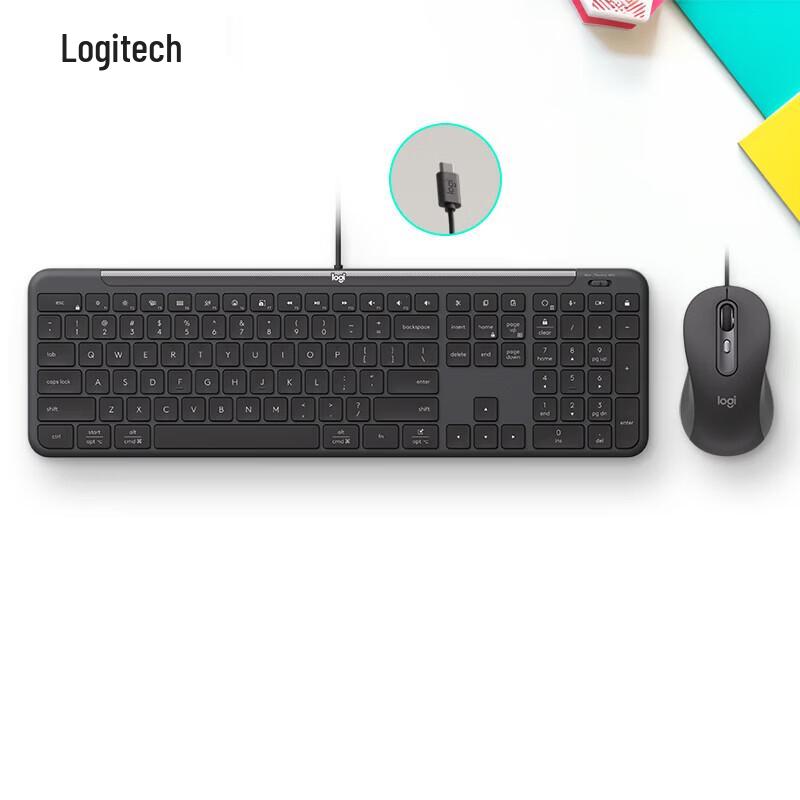 

Logitech MK620 Business Wired Keyboard and Mouse Combo
