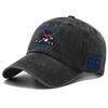 Washed Cotton Baseball Cap Soft Top Vintage Style Adjustable Back Strap Classic Unstructured Fit Casual Outdoor Hat