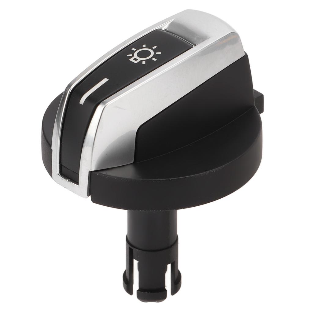 Scheinwerfer-Bedienknopf Auto Scheinwerferknopf Ersatz für 5 6 7 Serie X3 X4 Matt Schwarz