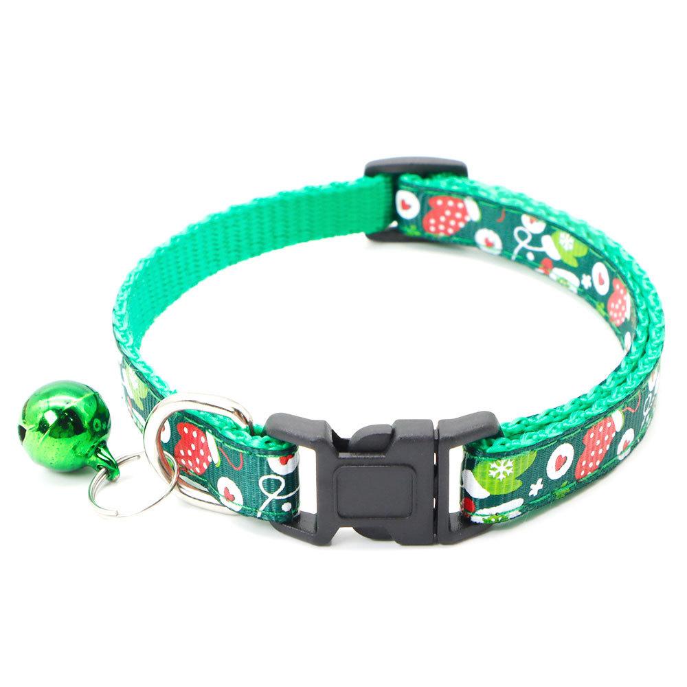 Christmas Pet Collars for Small Dogs Cat  Adjustable Safety Buckle Necklace Chihuahua Puppy Kittens Puppy Collar Pet Accessoires