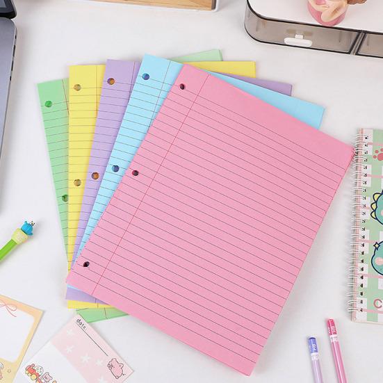 200 Sheets Loose Leaf Paper 8'' X 10.5'' College Ruled Filler Notebook Paper 3-Hole Punched Binder Lined Paper for 3 Ring Binders