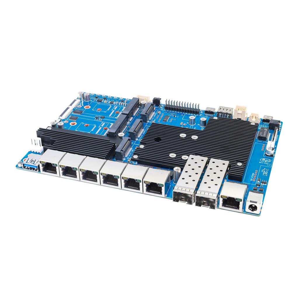 Banana Pi BPI-R4 PRO MediaTek MT7988A (Filogic 880) Quad-core Arm Corex-A7 8GB DDR4 8GB eMMC Wifi7 Router Board Home Automation
