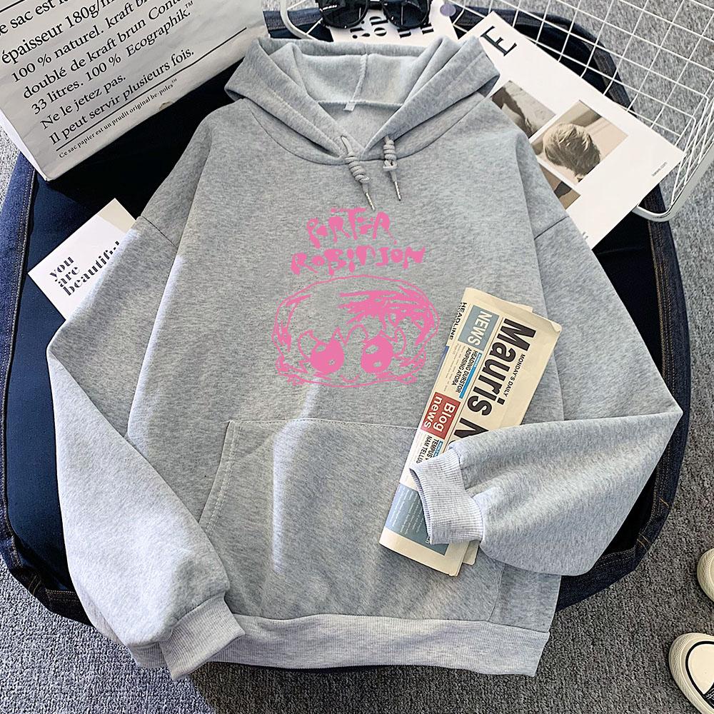 Women Clothing Smile World Tour Hoody Porter Robinson Cartoon Printing Hoodies Sudaderas Para Mujer Kawaii Graphic Top
