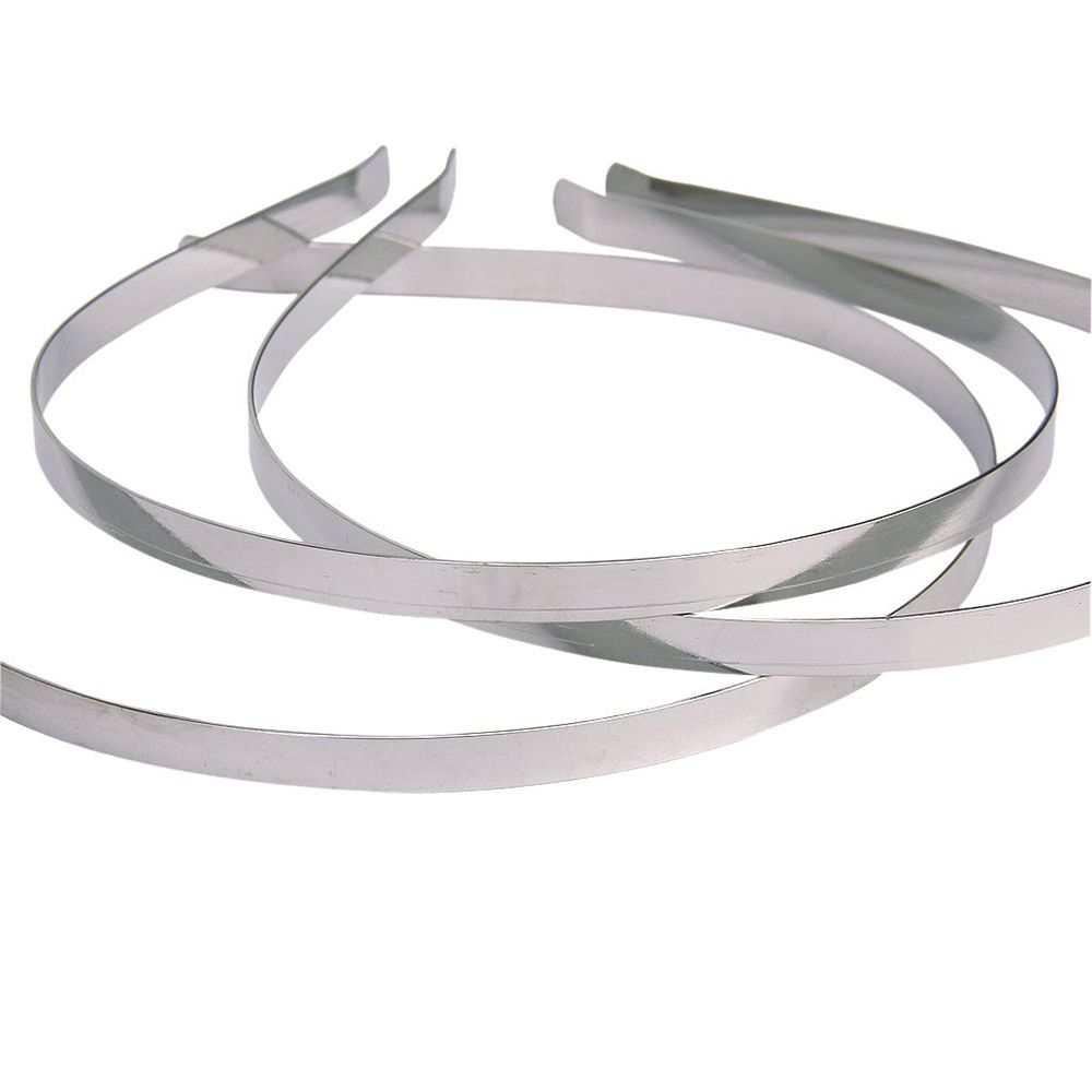Blank Metal Silver Hair Band for Hair Accessories Lots DIY Craft