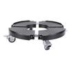 Rolling Plant Stand with Lockable Wheels 15.75 To 22.83in Adjustable 440lbs Round Plant Dolly for Indoor Outdoor Flower