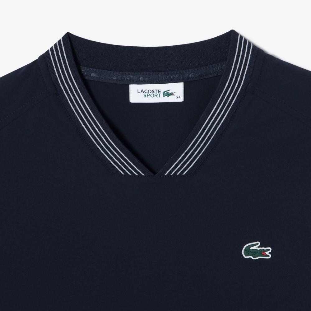 Lacoste Women's Short Sleeve Woven Piste Set-up SF273E-56GHDE