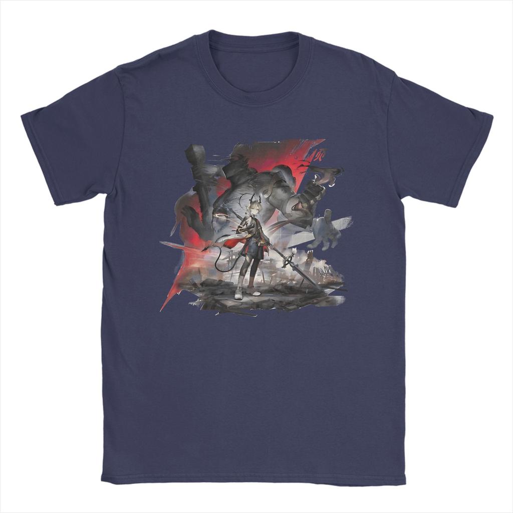 Laevatain Arknights Endfield New Arrival T Shirt for Unisex Women Pure Cotton Tee Shirt Clothes