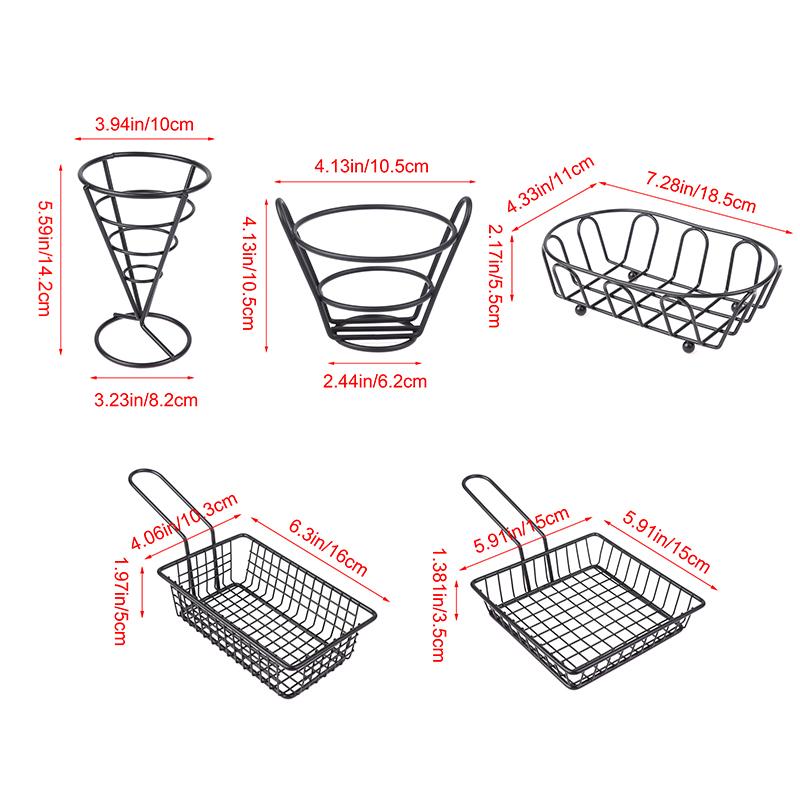 1Pc Mini Französisch Friteusen Korb Net Mesh Frites Chip Küche Werkzeug Edelstahl Friteuse Hause Französisch Frites Körbe