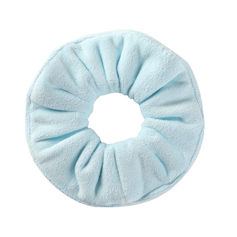 Retro European-American Microfiber Plush Towel Scrunchie for Face Washing & Makeup