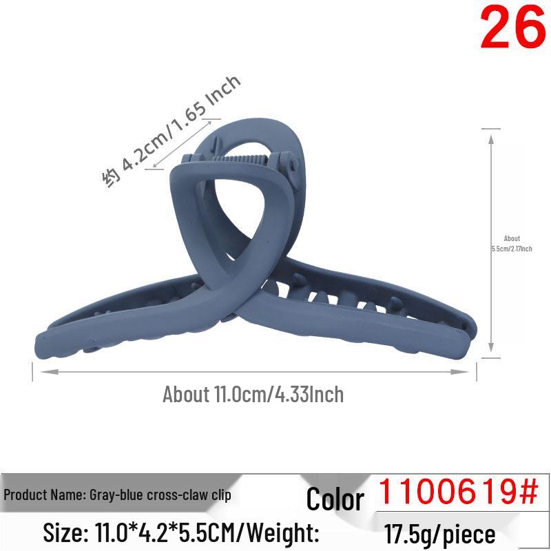 High-Quality Versatile Cross Claw Hair Clip – Stylish Large Ribbon Accessory
