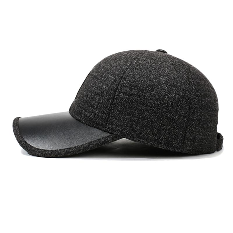 Men's Winter Middle-Aged and Elderly Father Warm Baseball Cap Old Man Grandfather Autumn Ear Protection Cotton Cap