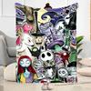 Christmas Nightmare Blanket Durable Comfort Perfect for Bed Seaside Couch All-Season Use Playful Design Ideal Gift for Friends Family Couples Picnic