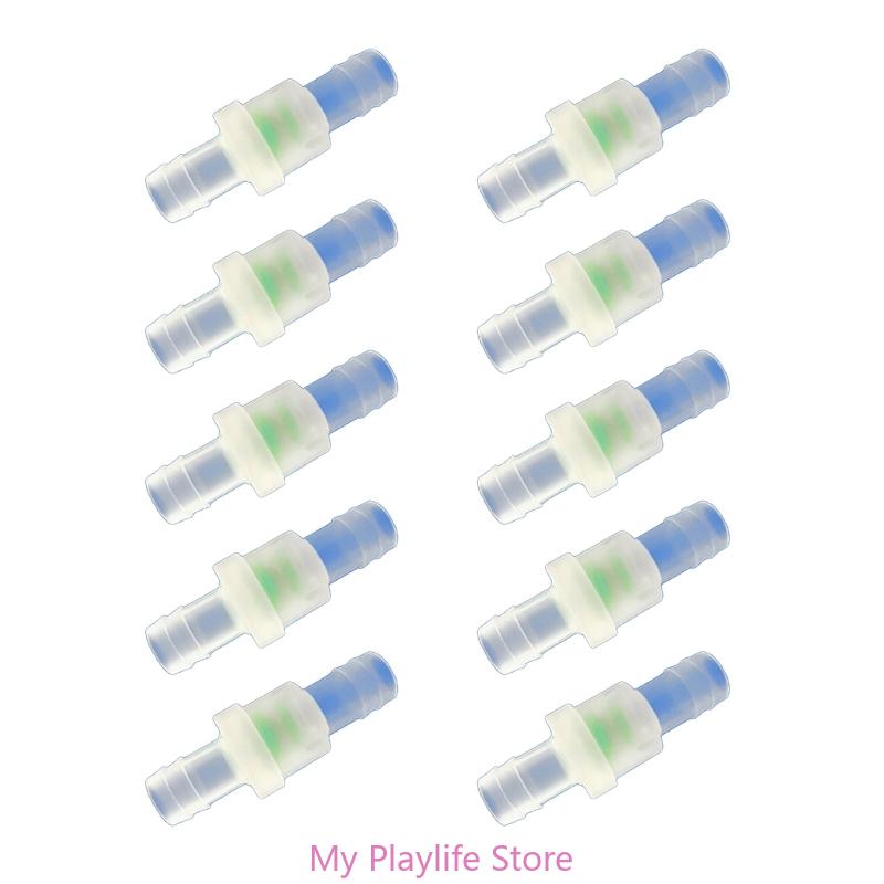 10PCS Aquarium Air Pumps Check Valves Protector Check Valves for Fish Tank Joint Tubes Hose for Household Aquarium