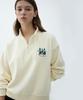 CLOVE [25Fw Clove] Forest Patch Half-Zip Sweatshirt (Cream)