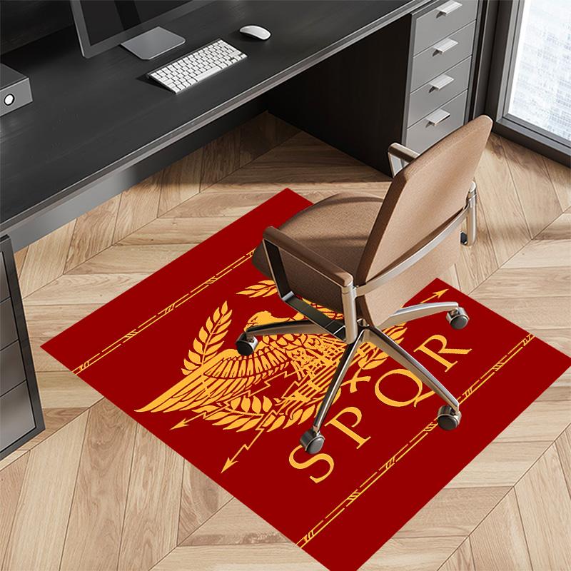 SPQR Roman Eagle Printed Absorbent Washable Carpet, Non-Slip Bathroom Mats, Kitchen Rugs, Yoga Mat,Living Room Entrance, Camping Picnic Rugs