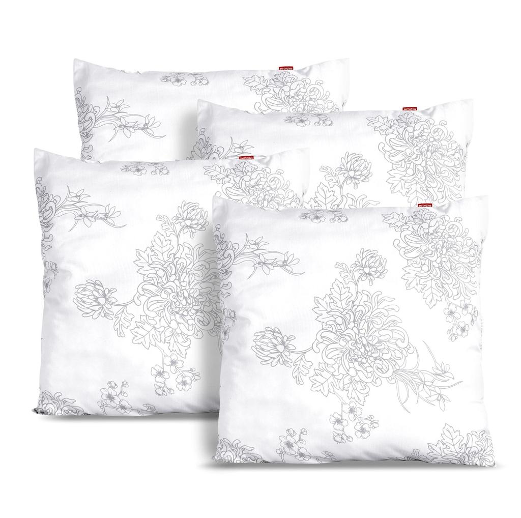 Anti-Allergy Pillow Microfiber Floral Silicone Various Sizes
