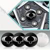 4Pcs 56mm Aluminum Car Styling Wheel Center Hub Caps Sticker For Ssangyong Korando Rexton 2 Tivolan Kyron Actyon Accessories AQ1F3
