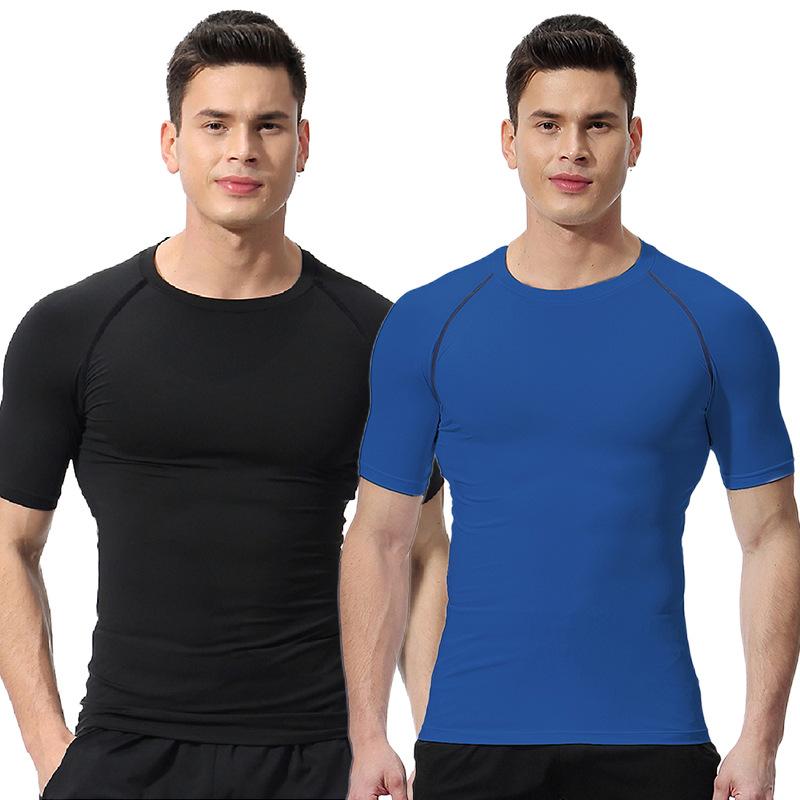 Men's Compression Shirts Quick Dry Fitness Gym t-Shirt Sport Bodybuilding Shirt Running Short Sleeve t-Shirts