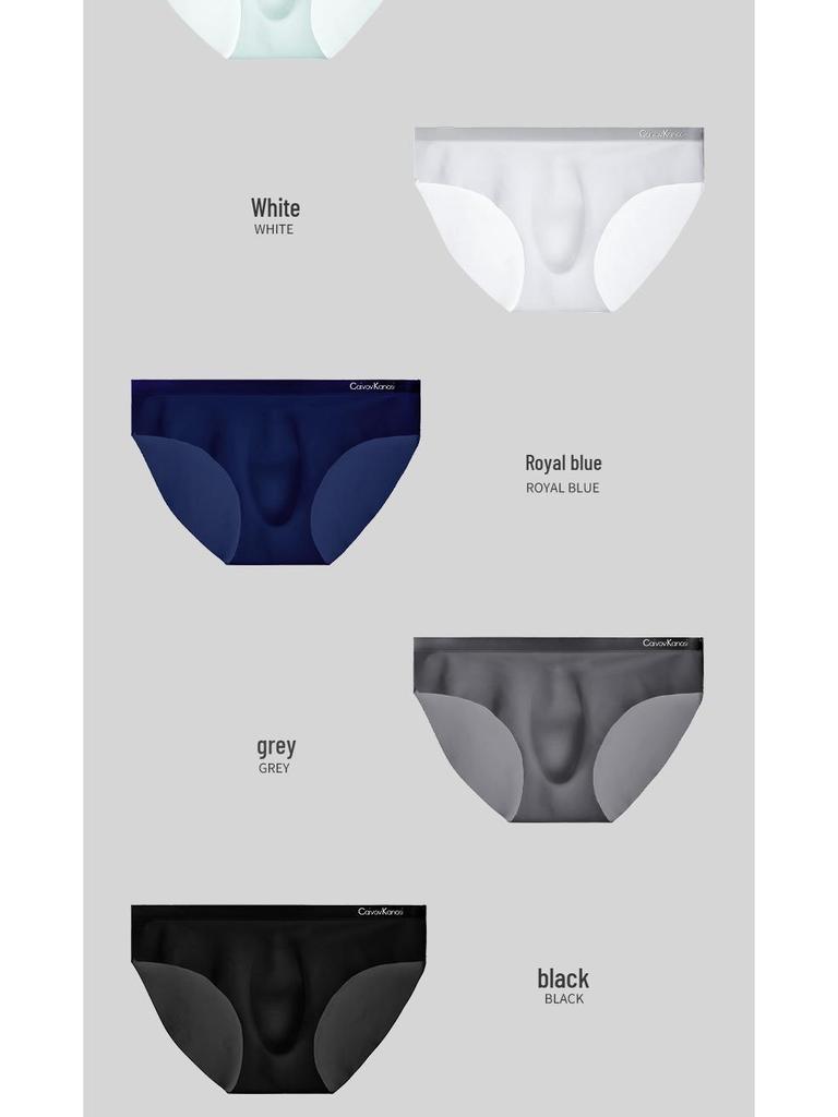 Caivov Kanosi Men's Ice Silk Breathable Quick-Dry Seamless Briefs