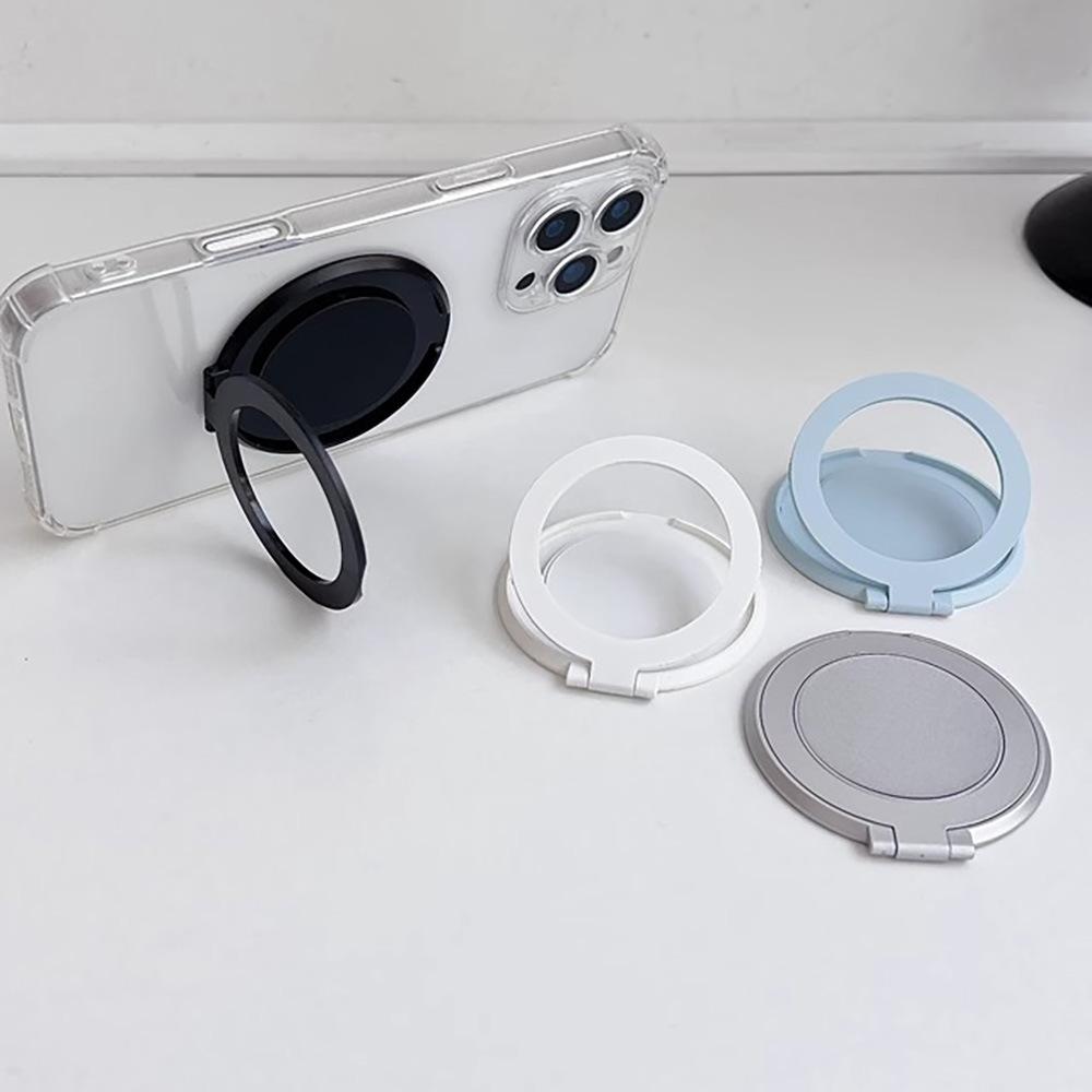 Kunststoffscheibe 360 drehbarer Handyhalter ist geeignet für Apple Android Ring Aufkleber Schreibtisch Multifunktion Universal