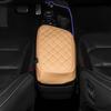 Brown Car Center Console Box Armrest Cushion Cover Mat Pad For Kia EV6 -2025
