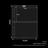 Polaroid A5 6-Hole Photo Album Refill Pages, Transparent PP, 76543 Inch, Loose-Leaf