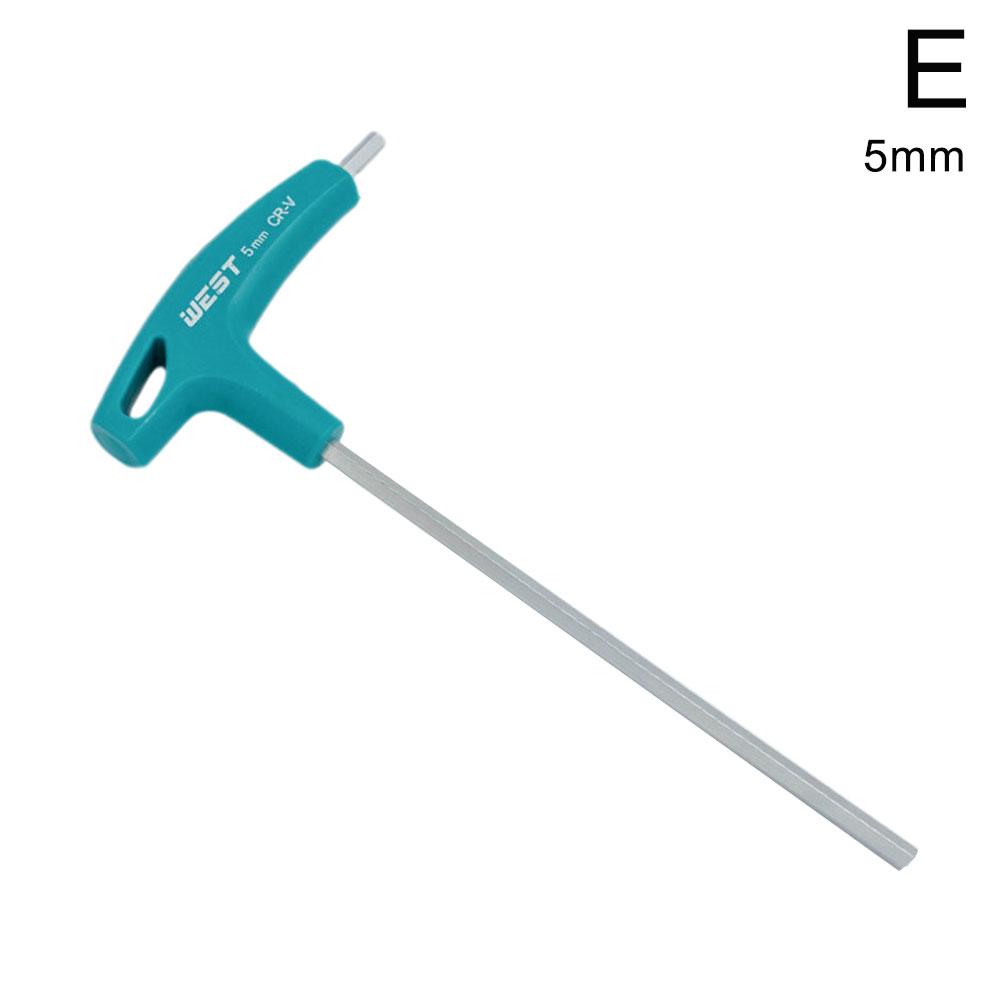 T-rukojeť Šestihranný imbusový klíč šroubovák Nástroj šroubovák 1,5-10mm Rukojeť klíče Šestihranný klíč Klíč HRC52-54 Ruční nástroj
