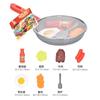 8PCS Children Kitchen Food Toys Simulation Cookware Game Set Pretend Play Pot Steak Vegetable Bread Hot Dog Omelette Kids Gift